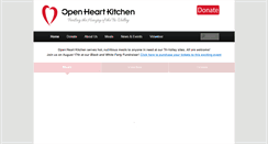 Desktop Screenshot of openheartkitchen.org