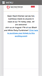 Mobile Screenshot of openheartkitchen.org